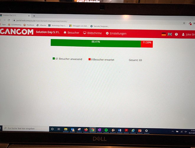 WELCOME Eventmanagement Check In