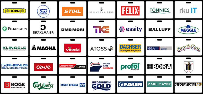 Referenzen Kundenlogos WELCOME