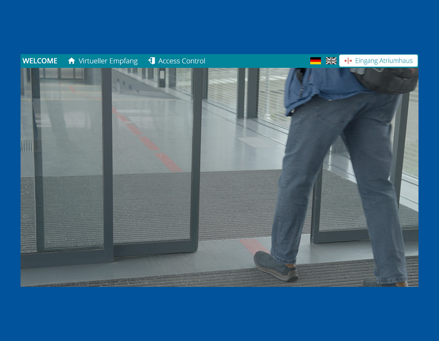 WELCOME Virtueller Empfang_Türöffnung