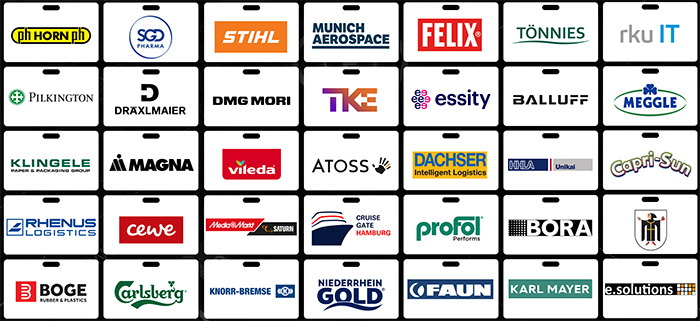 Referenzen Kundenlogos WELCOME