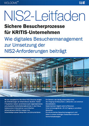 NIS2-Leitfaden: Sichere Besucherprozesse für KRITIS-Unternehmen